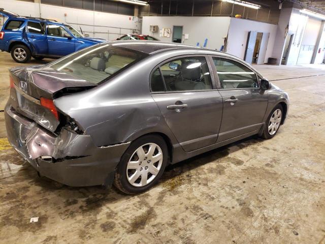 19XFA1F55AE005736 - 2010 HONDA CIVIC LX GRAY photo 3