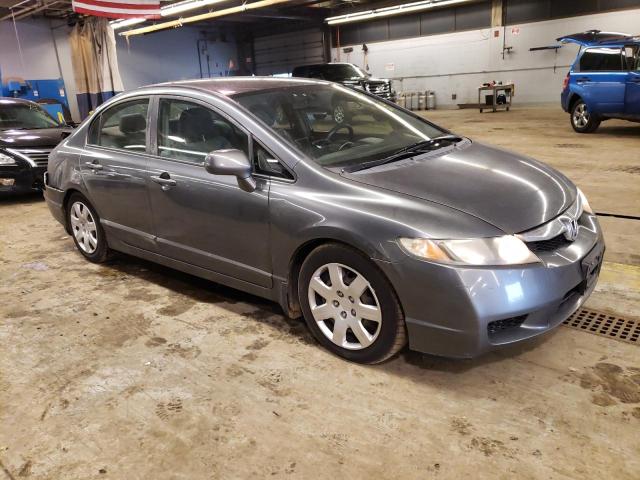 19XFA1F55AE005736 - 2010 HONDA CIVIC LX GRAY photo 4