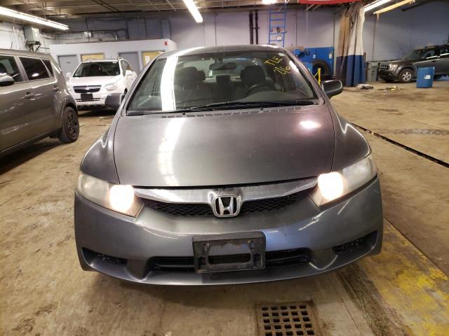 19XFA1F55AE005736 - 2010 HONDA CIVIC LX GRAY photo 5