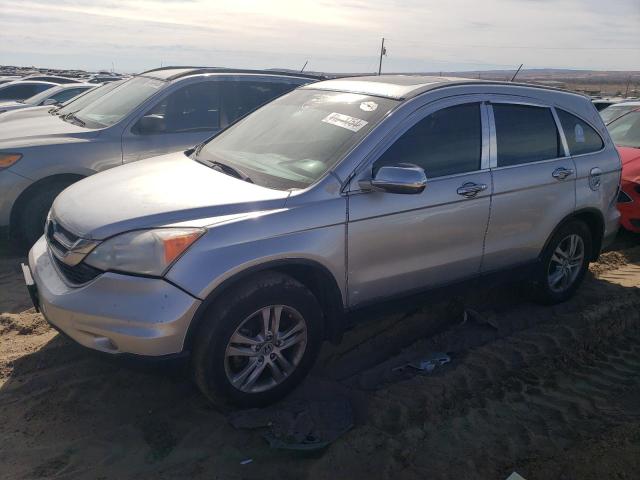 JHLRE4H73AC015189 - 2010 HONDA CR-V EXL SILVER photo 1