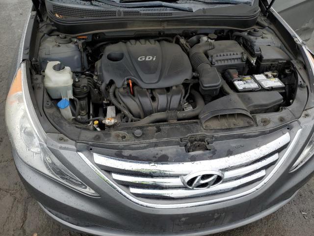 5NPEC4AC4EH812490 - 2014 HYUNDAI SONATA SE GRAY photo 11