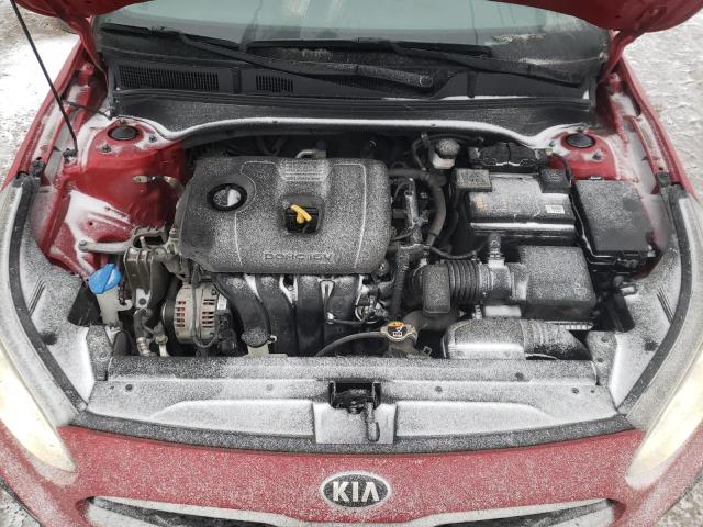 3KPF54AD1ME294008 - 2021 KIA FORTE EX RED photo 11