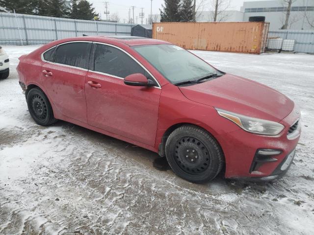 3KPF54AD1ME294008 - 2021 KIA FORTE EX RED photo 4