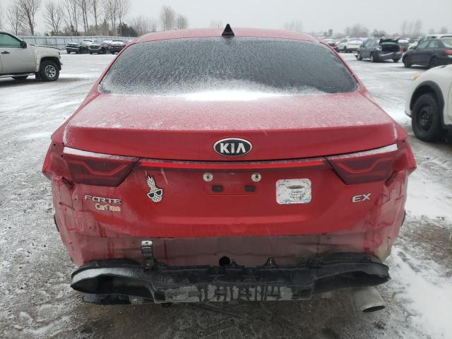 3KPF54AD1ME294008 - 2021 KIA FORTE EX RED photo 6