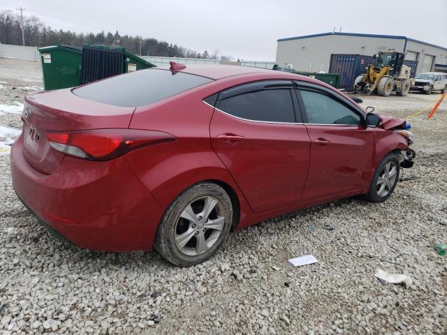 KMHDH4AE6GU582583 - 2016 HYUNDAI ELANTRA SE RED photo 3