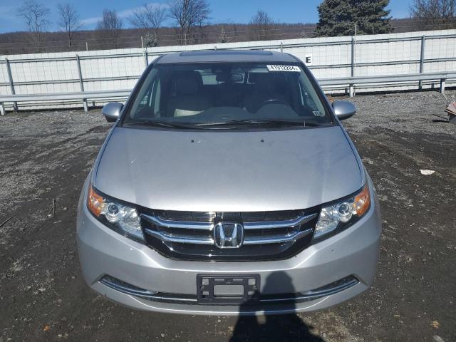 5FNRL5H61FB024516 - 2015 HONDA ODYSSEY EXL SILVER photo 5