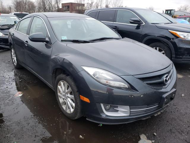 1YVHZ8DHXC5M43393 - 2012 MAZDA 6 I GRAY photo 4