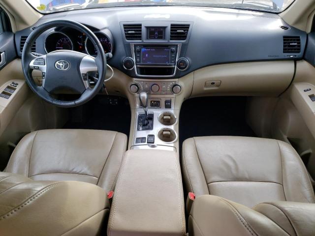 5TDZK3EH0DS123074 - 2013 TOYOTA HIGHLANDER BASE أزرق صورة 8
