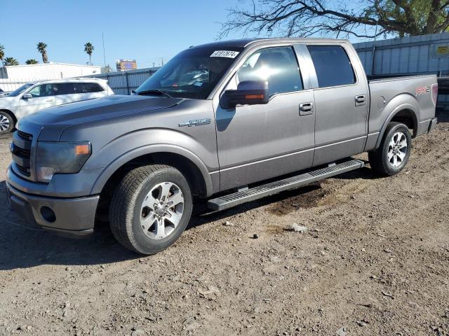 1FTFW1CF6DKD23316 - 2013 FORD F150 SUPERCREW GRAY photo 1