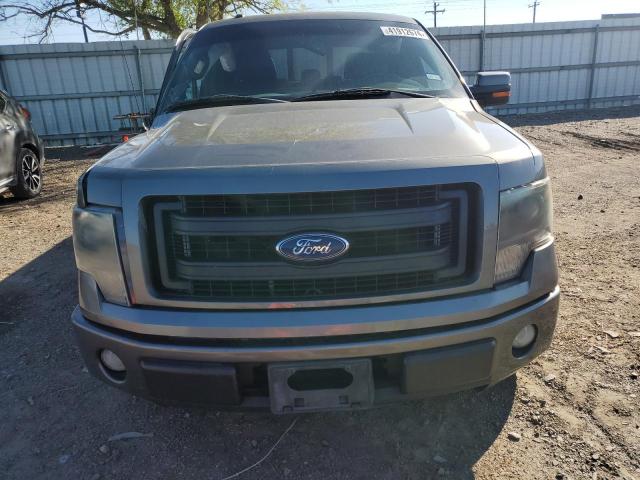 1FTFW1CF6DKD23316 - 2013 FORD F150 SUPERCREW GRAY photo 5