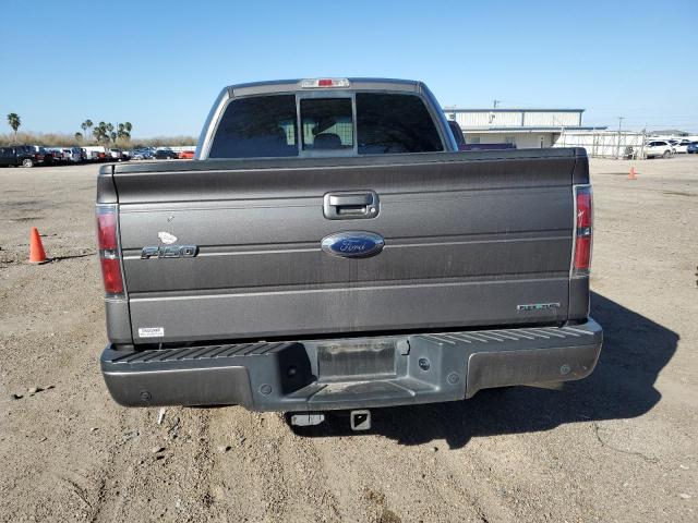 1FTFW1CF6DKD23316 - 2013 FORD F150 SUPERCREW GRAY photo 6