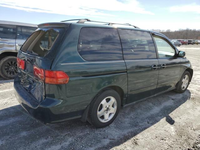 2HKRL1865YH556767 - 2000 HONDA ODYSSEY EX GREEN photo 3