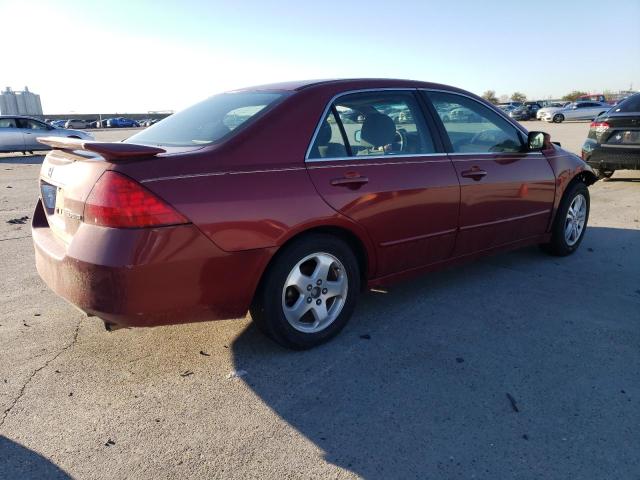 1HGCM56707A103671 - 2007 HONDA ACCORD EX RED photo 3