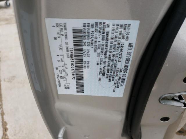 1LNHM81W53Y706472 - 2003 LINCOLN TOWN CAR EXECUTIVE Серебристый фото 12