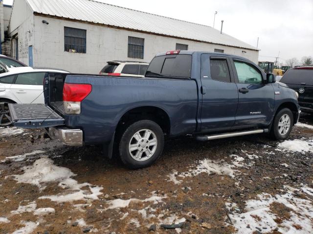 5TBBV54118S501572 - 2008 TOYOTA TUNDRA DOUBLE CAB BLUE photo 3