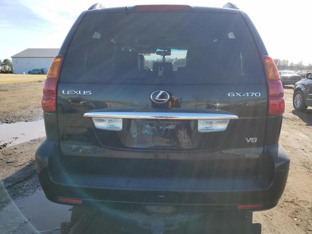 JTJBT20X050087458 - 2005 LEXUS GX 470 BLACK photo 6