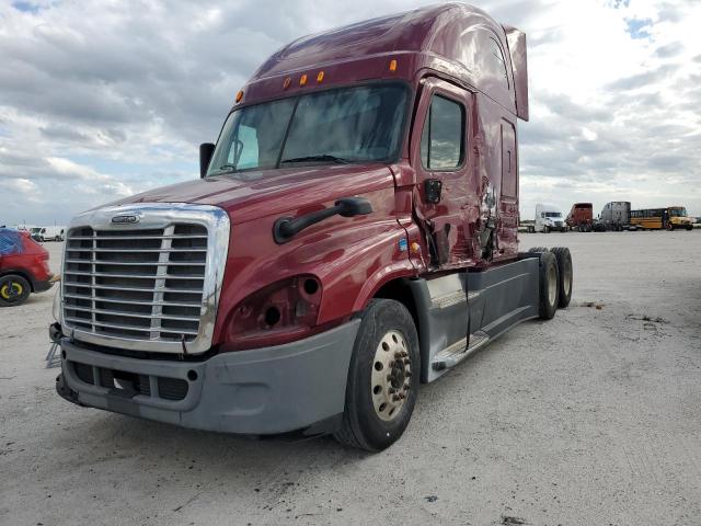 3AKJGLD55FSGJ6047 - 2015 FREIGHTLINER CASCADIA 1 BURGUNDY photo 2