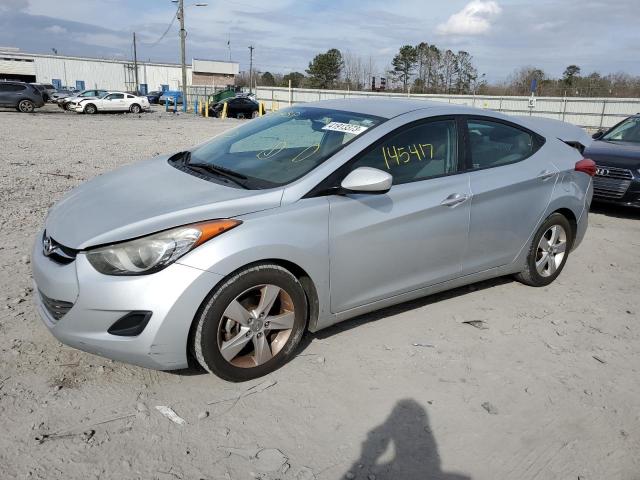 5NPDH4AE2DH415048 - 2013 HYUNDAI ELANTRA GLS SILVER photo 1