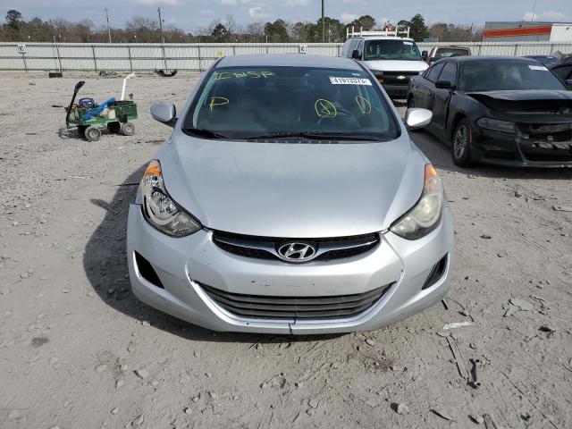 5NPDH4AE2DH415048 - 2013 HYUNDAI ELANTRA GLS SILVER photo 5