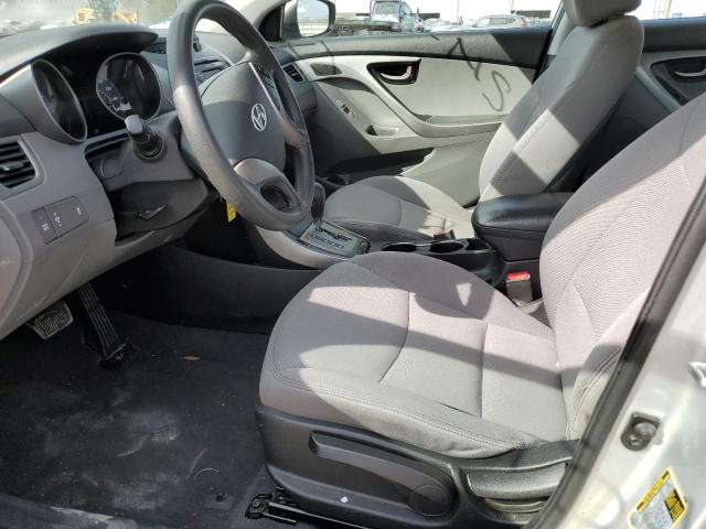 5NPDH4AE2DH415048 - 2013 HYUNDAI ELANTRA GLS SILVER photo 7