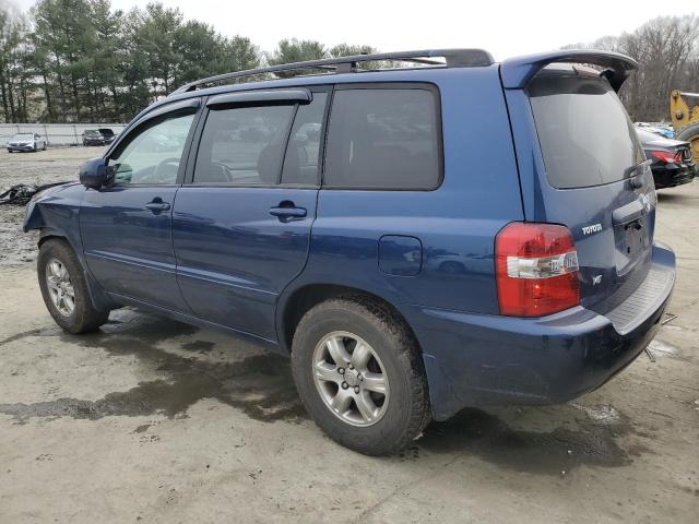 JTEDP21A470141062 - 2007 TOYOTA HIGHLANDER SPORT BLUE photo 2