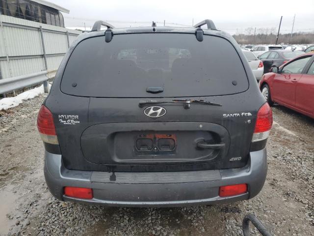 KM8SC73D65U891673 - 2005 HYUNDAI SANTA FE GLS BLACK photo 6