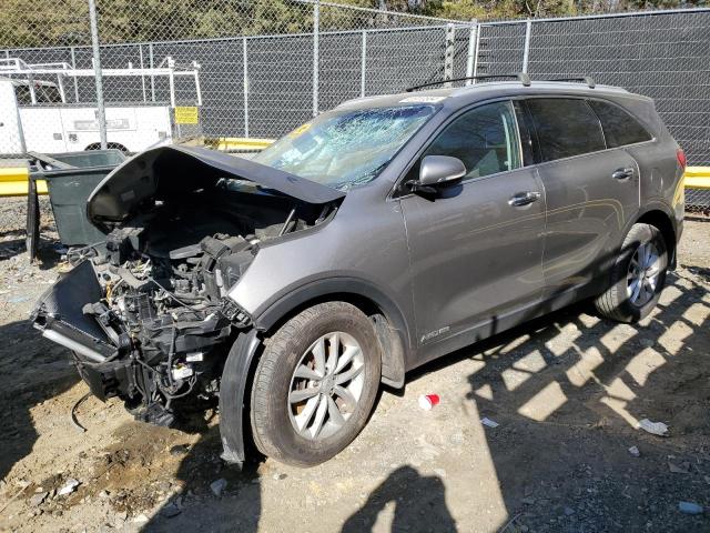 5XYPGDA53JG371905 - 2018 KIA SORENTO LX GRAY photo 1