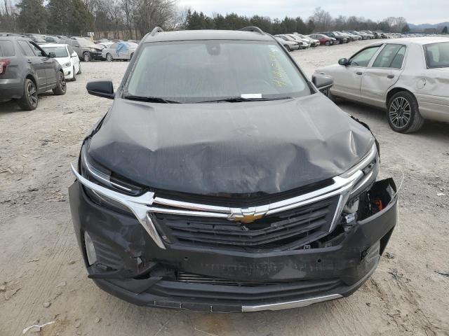 3GNAXUEV2NL279559 - 2022 CHEVROLET EQUINOX LT BLACK photo 5