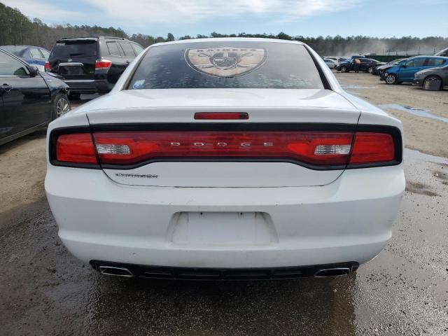 2C3CDXAG7EH358645 - 2014 DODGE CHARGER POLICE WHITE photo 6