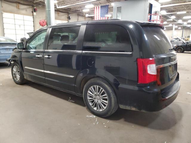2C4RC1CGXER454511 - 2014 CHRYSLER TOWN & COU TOURING L BLACK photo 2