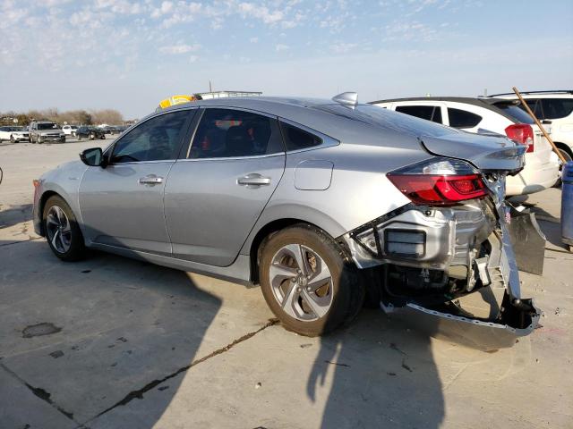 19XZE4F10KE010523 - 2019 HONDA INSIGHT LX SILVER photo 2