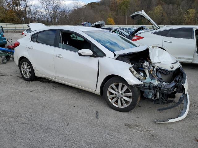 KNAFX4A83E5053056 - 2014 KIA FORTE EX WHITE photo 4