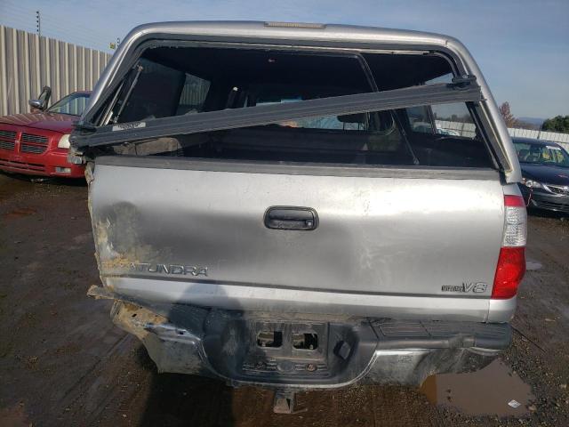 5TBET34114S443612 - 2004 TOYOTA TUNDRA DOUBLE CAB SR5 SILVER photo 6