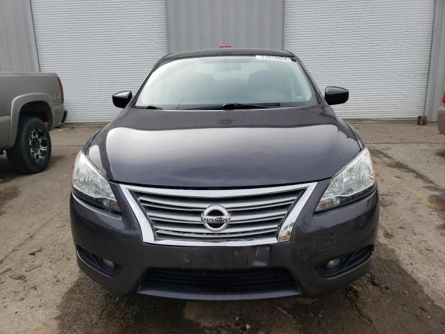 3N1AB7AP3FL691249 - 2015 NISSAN SENTRA S GRAY photo 5