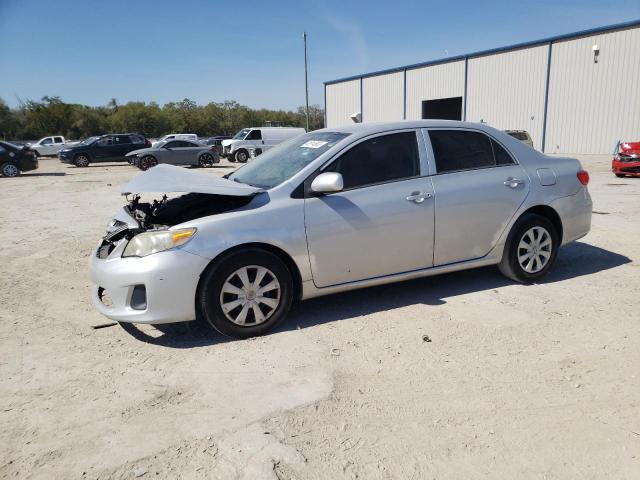 2T1BU4EE8DC125980 - 2013 TOYOTA COROLLA BASE SILVER photo 1