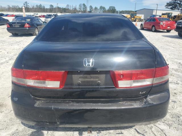 1HGCM56313A104089 - 2003 HONDA ACCORD LX BLACK photo 6