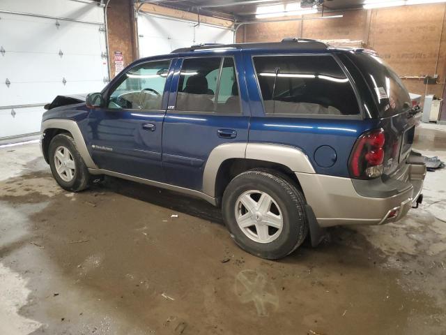 1GNDT13SX32320356 - 2003 CHEVROLET TRAILBLAZE BLUE photo 2