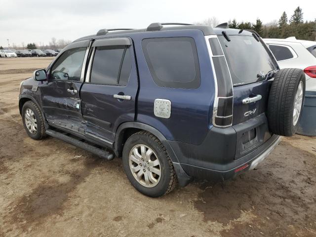 JHLRD78536C802590 - 2006 HONDA CR-V LX BLUE photo 2