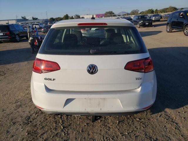 3VW2A7AU9FM076643 - 2015 VOLKSWAGEN GOLF TDI WHITE photo 6