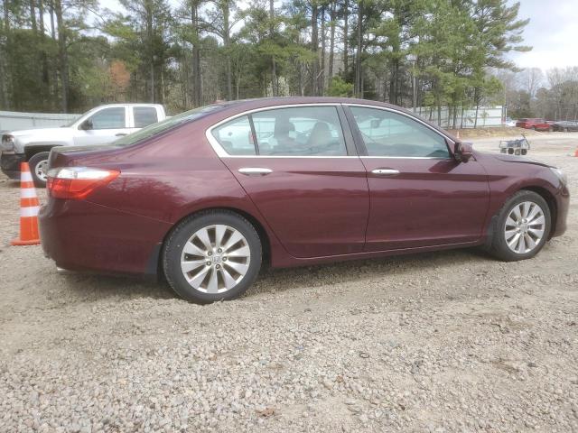 1HGCR2F87DA186567 - 2013 HONDA ACCORD EXL MAROON photo 3