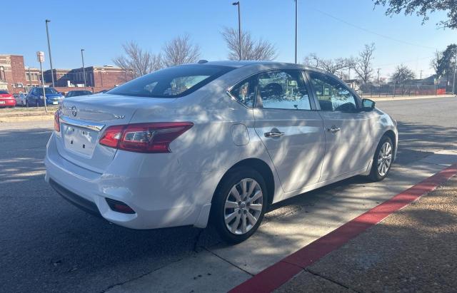 3N1AB7APXHY239465 - 2017 NISSAN SENTRA S WHITE photo 4