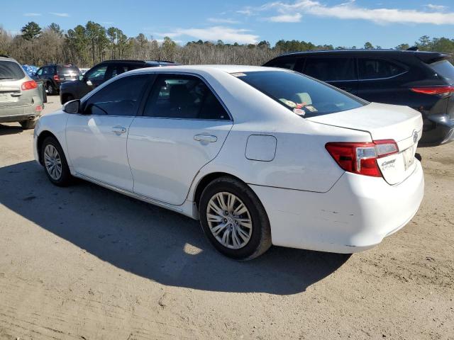 4T1BF1FK6EU436465 - 2014 TOYOTA CAMRY L WHITE photo 2