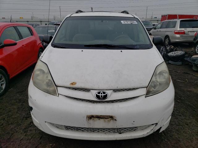 5TDZA23C86S427146 - 2006 TOYOTA SIENNA CE WHITE photo 5