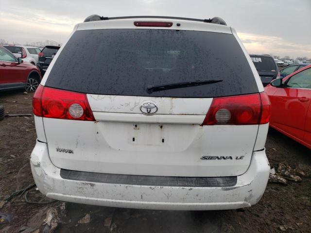 5TDZA23C86S427146 - 2006 TOYOTA SIENNA CE WHITE photo 6