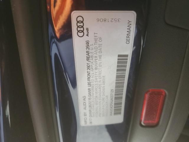 WAUC4CF54JA037129 - 2018 AUDI S5 PRESTIGE 蓝色 照片 12