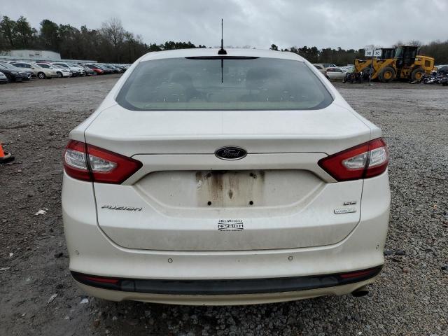 3FA6P0HRXDR355603 - 2013 FORD FUSION SE WHITE photo 6