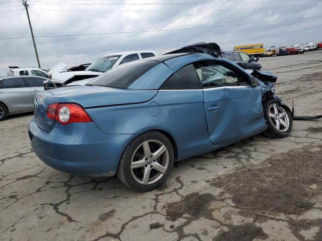 WVWDA71F87V015773 - 2007 VOLKSWAGEN EOS 2.0T SPORT BLUE photo 3