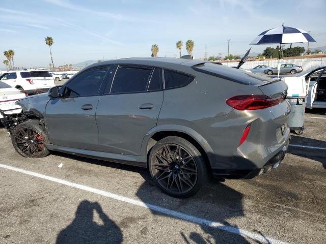 5YMCY0C00N9M57841 - 2022 BMW X6 M GRAY photo 2