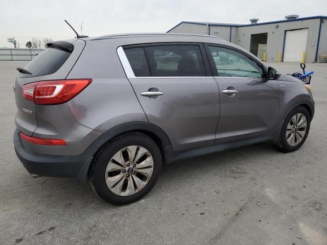 KNDPCCA65D7383943 - 2013 KIA SPORTAGE SX SILVER photo 3