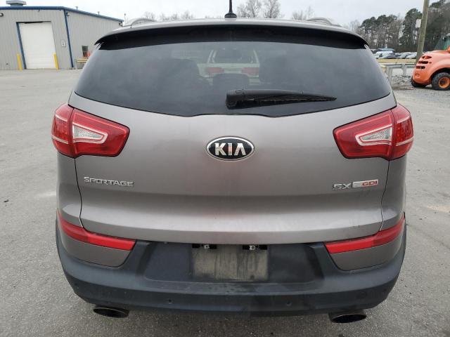 KNDPCCA65D7383943 - 2013 KIA SPORTAGE SX SILVER photo 6